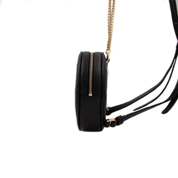 Gucci 8384 - Ophidia Mini GG Round Leather Black Backpack Bag main image 9